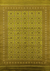 Oriental Yellow Industrial Rug, urb1991yw