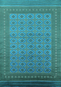 Oriental Turquoise Industrial Rug, urb1991turq