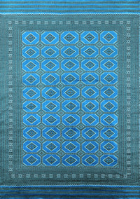 Oriental Light Blue Industrial Rug, urb1991lblu