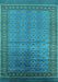 Oriental Turquoise Industrial Rug, urb1992turq