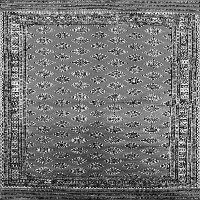 Square Machine Washable Oriental Gray Industrial Rug, wshurb1992gry
