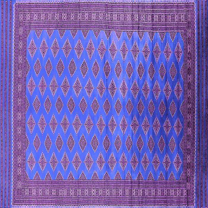 Square Machine Washable Oriental Purple Industrial Area Rugs, wshurb1992pur