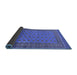 Sideview of Oriental Blue Industrial Rug, urb1993blu