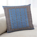 Lifestyle Image of Mid-Century Modern Urban Square Blue Throw Pillow, 18 inch by 18 inch, pwurb1993