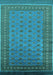 Oriental Turquoise Industrial Rug, urb1993turq