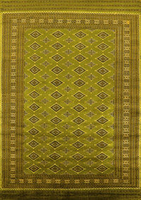 Oriental Yellow Industrial Rug, urb1993yw