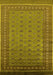 Oriental Yellow Industrial Rug, urb1993yw