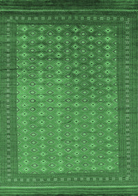 Oriental Emerald Green Industrial Rug, urb1994emgrn