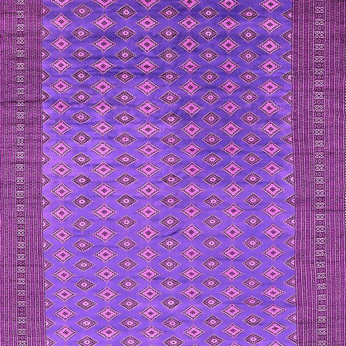 Machine Washable Oriental Pink Industrial Rug, wshurb1994pnk
