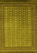 Oriental Yellow Industrial Rug, urb1994yw