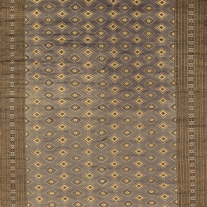 Machine Washable Oriental Brown Industrial Rug, wshurb1994brn