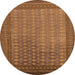 Round Oriental Orange Industrial Rug, urb1994org