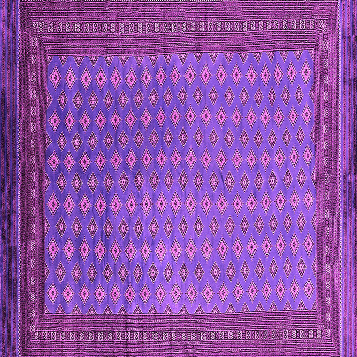 Square Machine Washable Oriental Pink Industrial Rug, wshurb1994pnk
