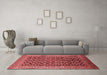 Industrial Red Washable Rugs