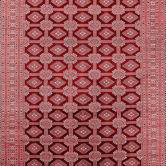 Machine Washable Oriental Red Industrial Rug, wshurb1995red