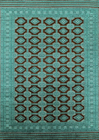 Oriental Turquoise Industrial Rug, urb1995turq