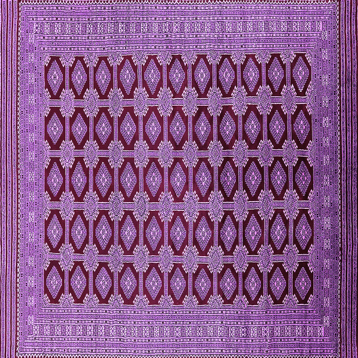 Square Oriental Purple Industrial Rug, urb1995pur