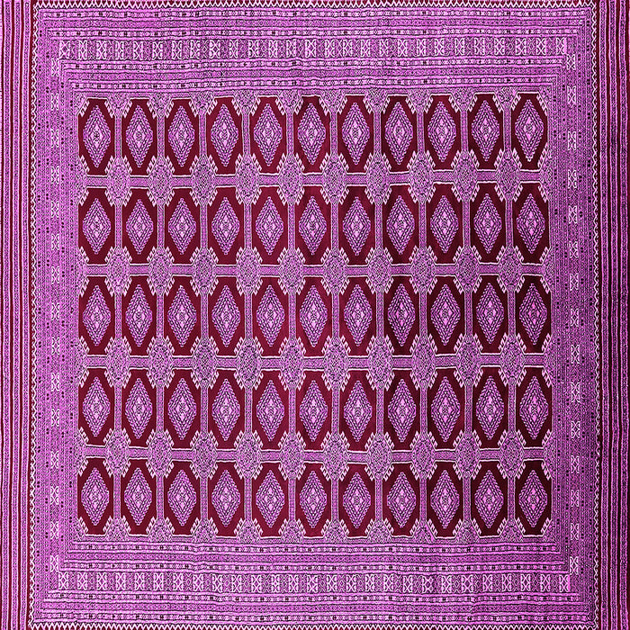 Square Oriental Pink Industrial Rug, urb1995pnk