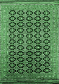 Oriental Emerald Green Industrial Rug, urb1995emgrn