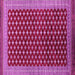 Square Oriental Pink Industrial Rug, urb1996pnk