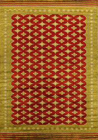 Oriental Yellow Industrial Rug, urb1996yw