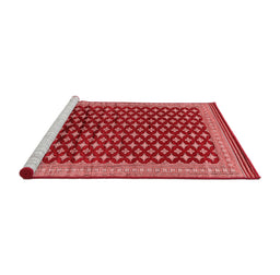 Industrial Red Washable Rugs