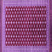 Square Oriental Purple Industrial Rug, urb1996pur