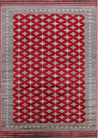 Machine Washable Industrial Modern Rosy Brown Pink Rug, wshurb1996