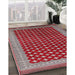 Machine Washable Industrial Modern Rosy Brown Pink Rug in a Family Room, wshurb1996