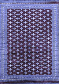 Oriental Blue Industrial Rug, urb1996blu