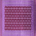 Square Oriental Purple Industrial Rug, urb1997pur