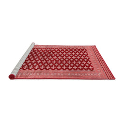 Industrial Red Washable Rugs
