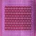 Square Oriental Pink Industrial Rug, urb1997pnk