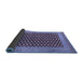 Sideview of Oriental Blue Industrial Rug, urb1997blu