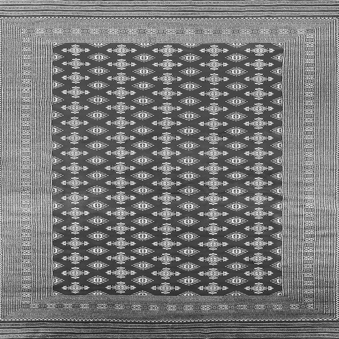 Square Oriental Gray Industrial Rug, urb1997gry