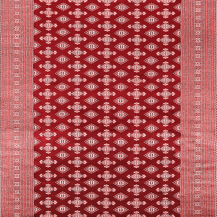 Machine Washable Oriental Red Industrial Rug, wshurb1997red
