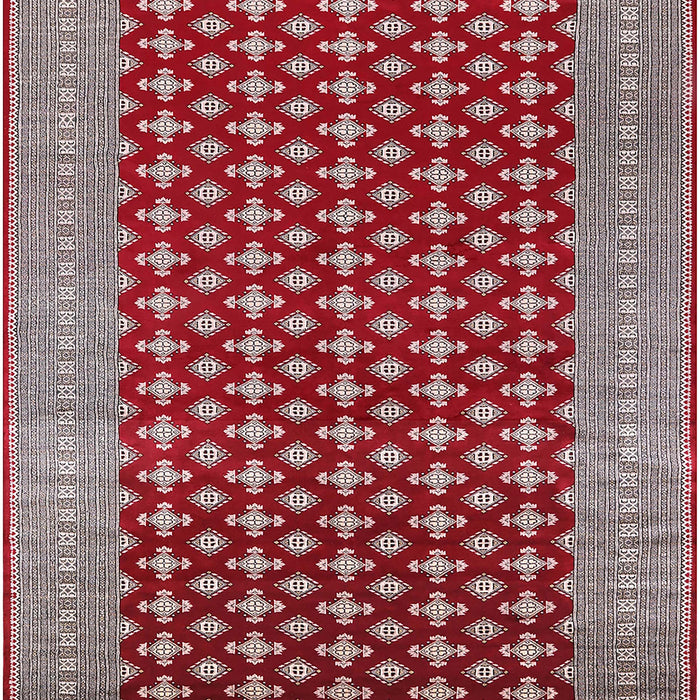 Machine Washable Industrial Modern Red Rug, wshurb1997
