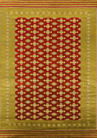 Oriental Yellow Industrial Rug, urb1997yw