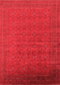 Oriental Red Industrial Rug, urb1998red