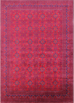 Mid-Century Modern Red Oriental Rug, urb1998