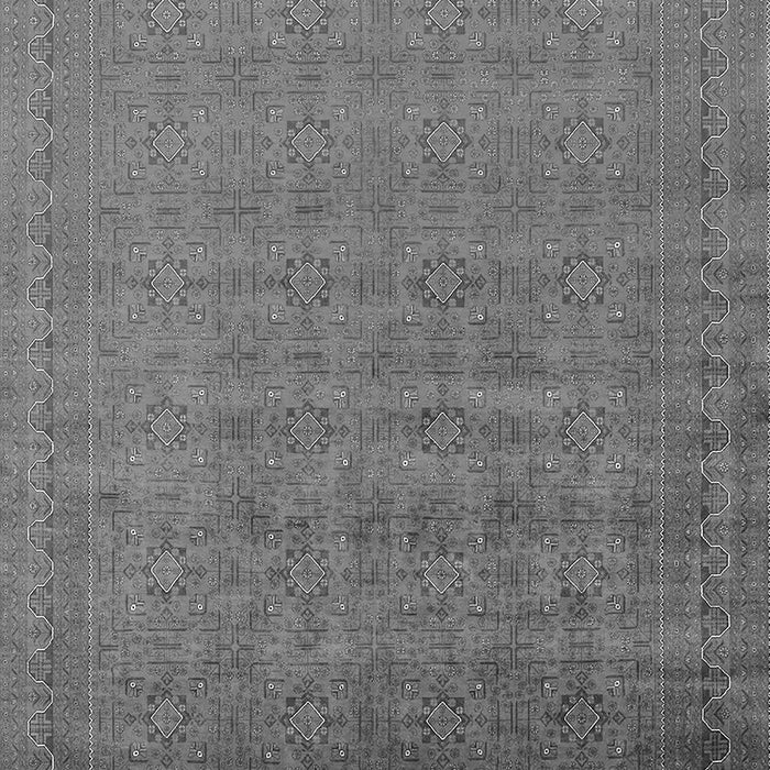 Machine Washable Oriental Gray Industrial Rug, wshurb1998gry
