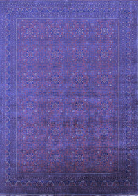 Oriental Blue Industrial Rug, urb1998blu