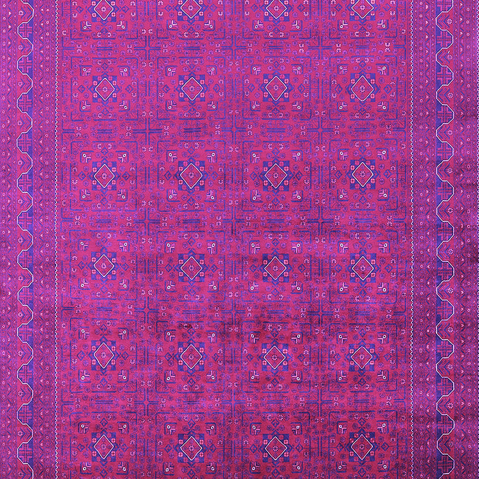 Machine Washable Oriental Purple Industrial Area Rugs, wshurb1998pur