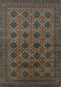 Oriental Turquoise Industrial Rug, urb1999turq