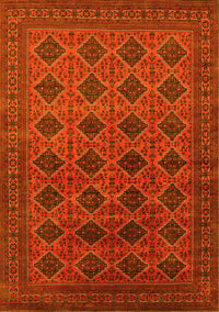 Oriental Yellow Industrial Rug, urb1999yw