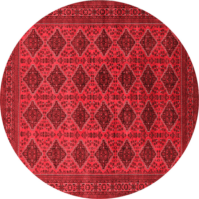 Machine Washable Oriental Red Industrial Rug, wshurb1999red
