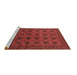 Sideview of Machine Washable Oriental Brown Industrial Rug, wshurb1999brn