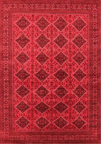 Oriental Red Industrial Rug, urb1999red