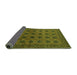 Sideview of Oriental Green Industrial Rug, urb1999grn