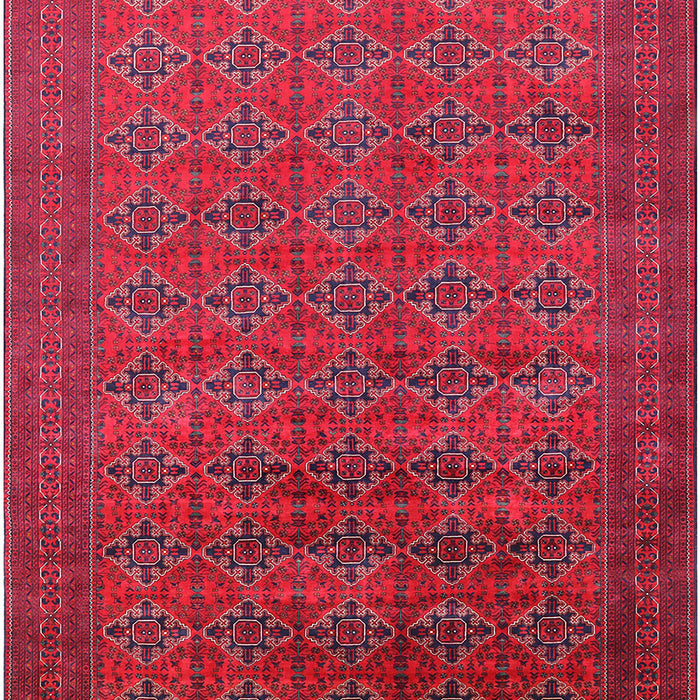Mid-Century Modern Raspberry Purple Oriental Rug, urb2000